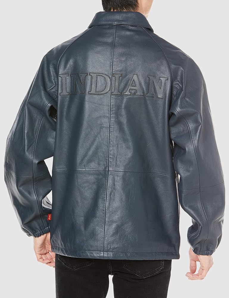 Amazon | [インディアン] レザージャケット レザーコーチジャケット