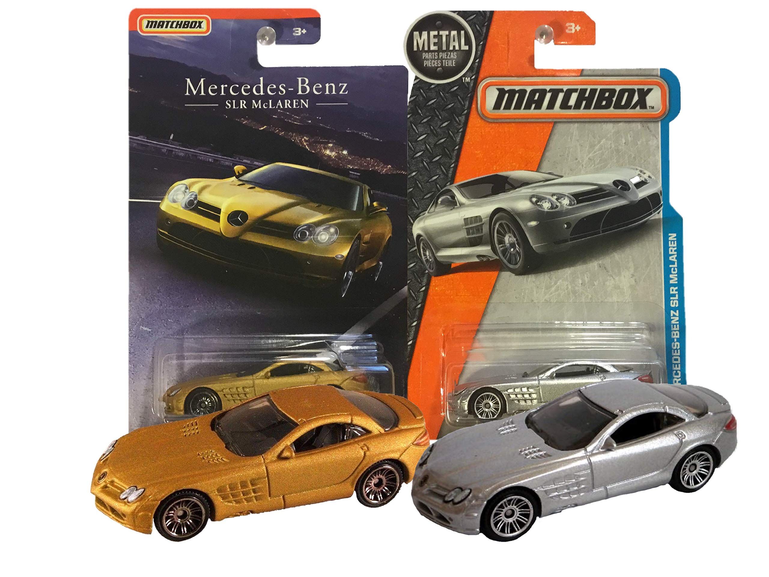 Amazon.com: MBX Mercedes Benz SLR McLaren Silver & Gold 2 Pack
