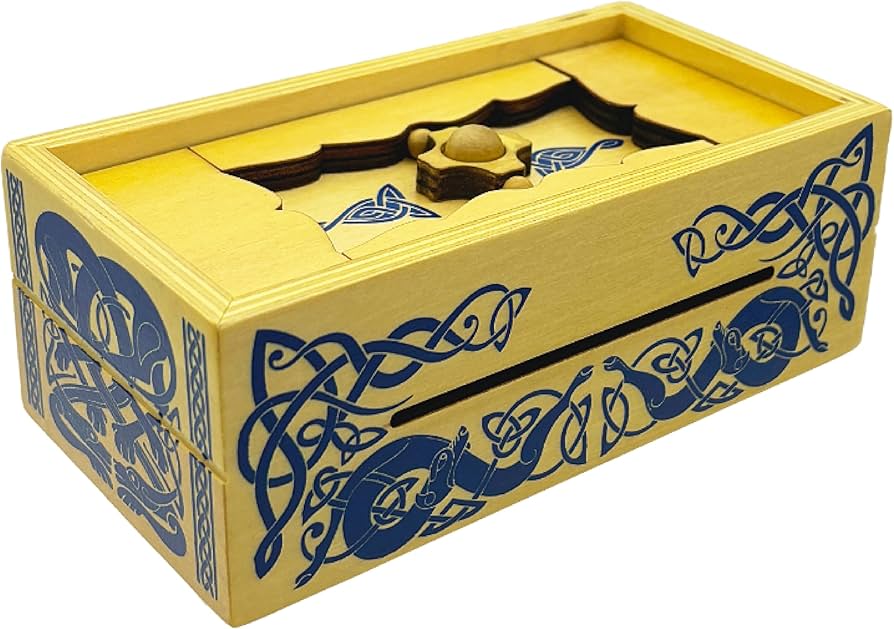Amazon.com: Project Genius Inc. Viking Sea Chest – Gift Box Puzzle