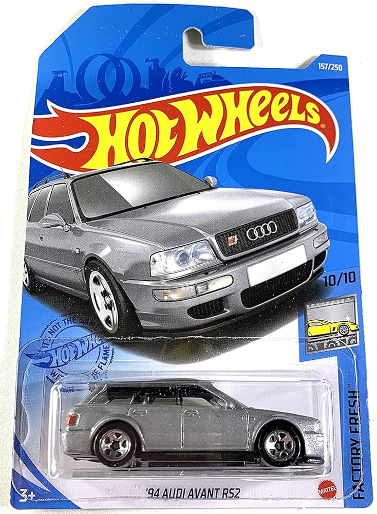 Amazon.com: Hot Wheels 2021, '94 Audi Avant RS2 Silver, Factory