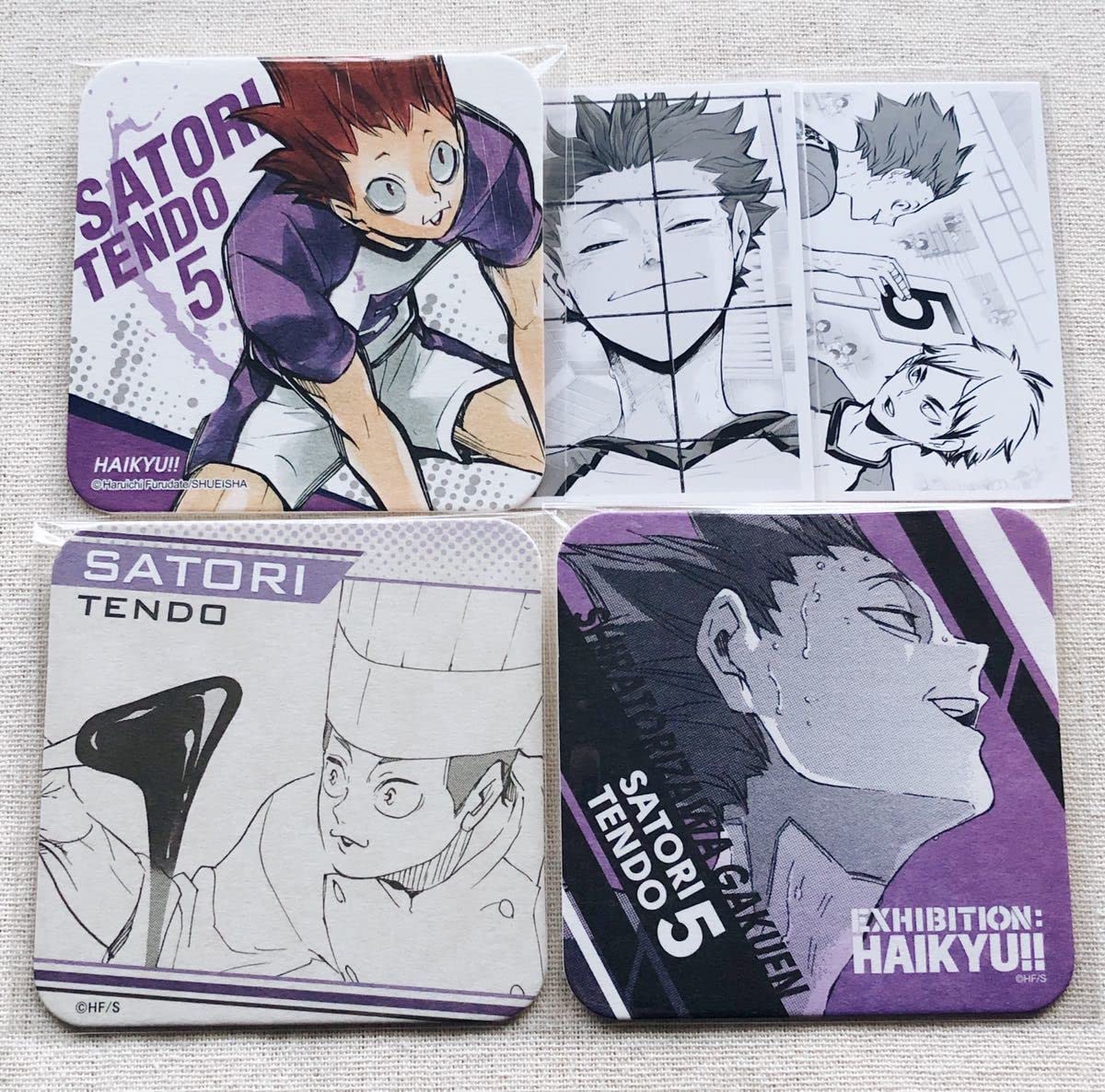 Amazon.co.jp: ハイキュー 天童覚 アートコースター フォトカード 白鳥