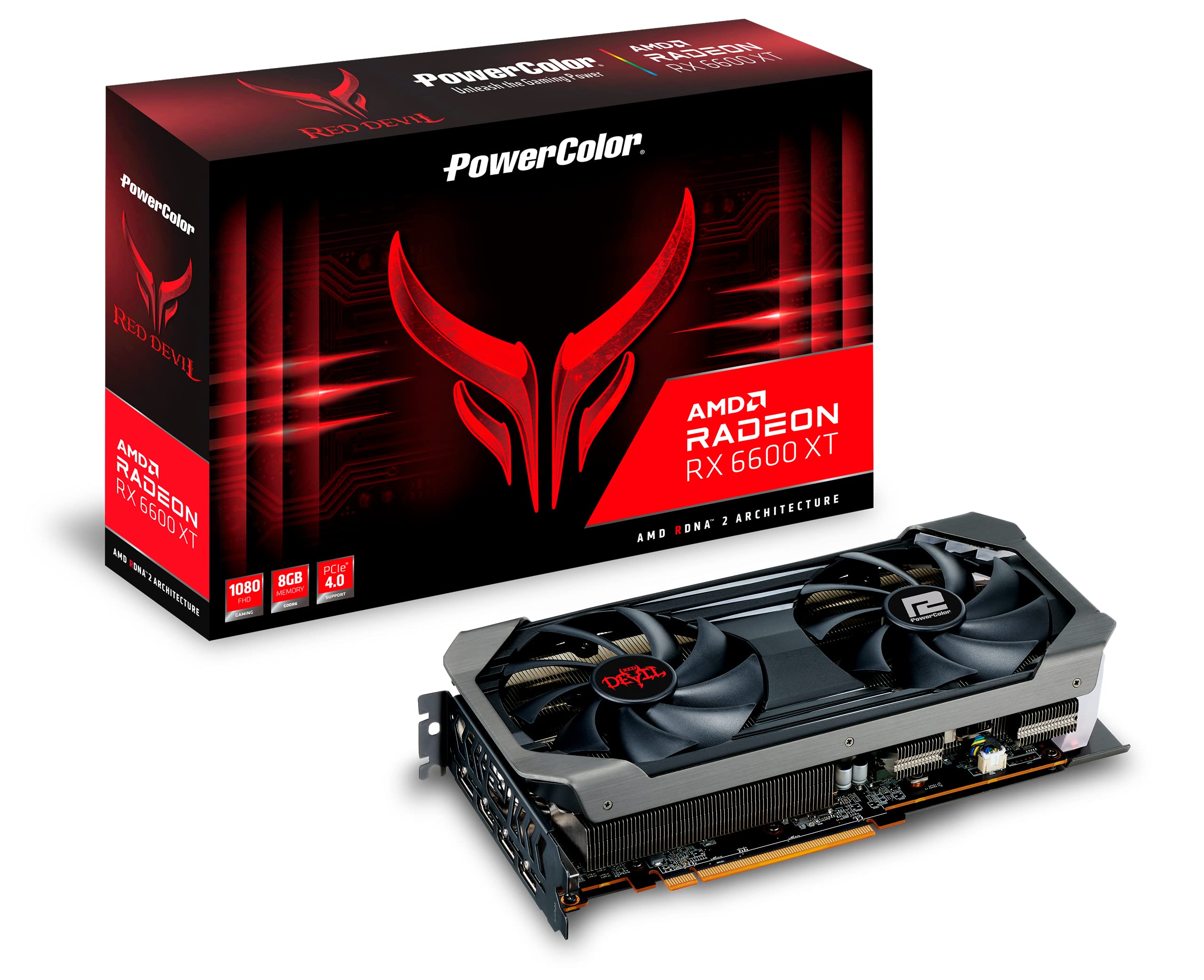 Amazon | POWERCOLOR AMD Radeon RX6600XT搭載 グラフィックボード