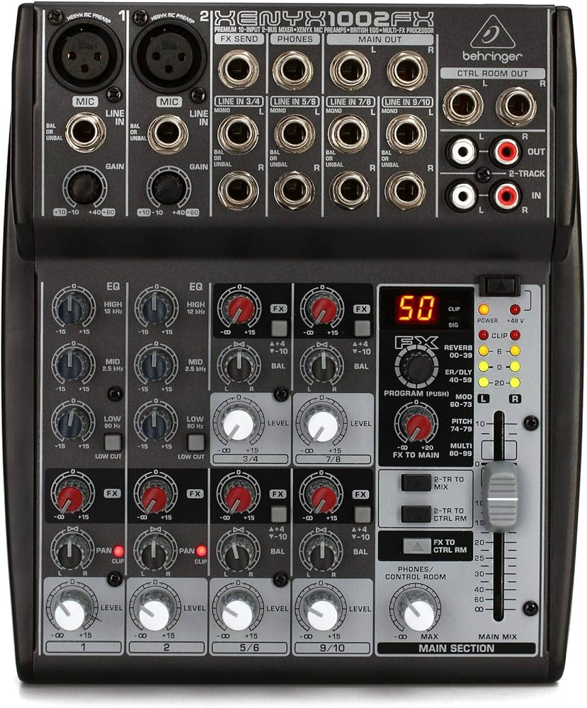 Amazon.co.jp: Behringer アナログミキサー 10チャンネル エフェクト