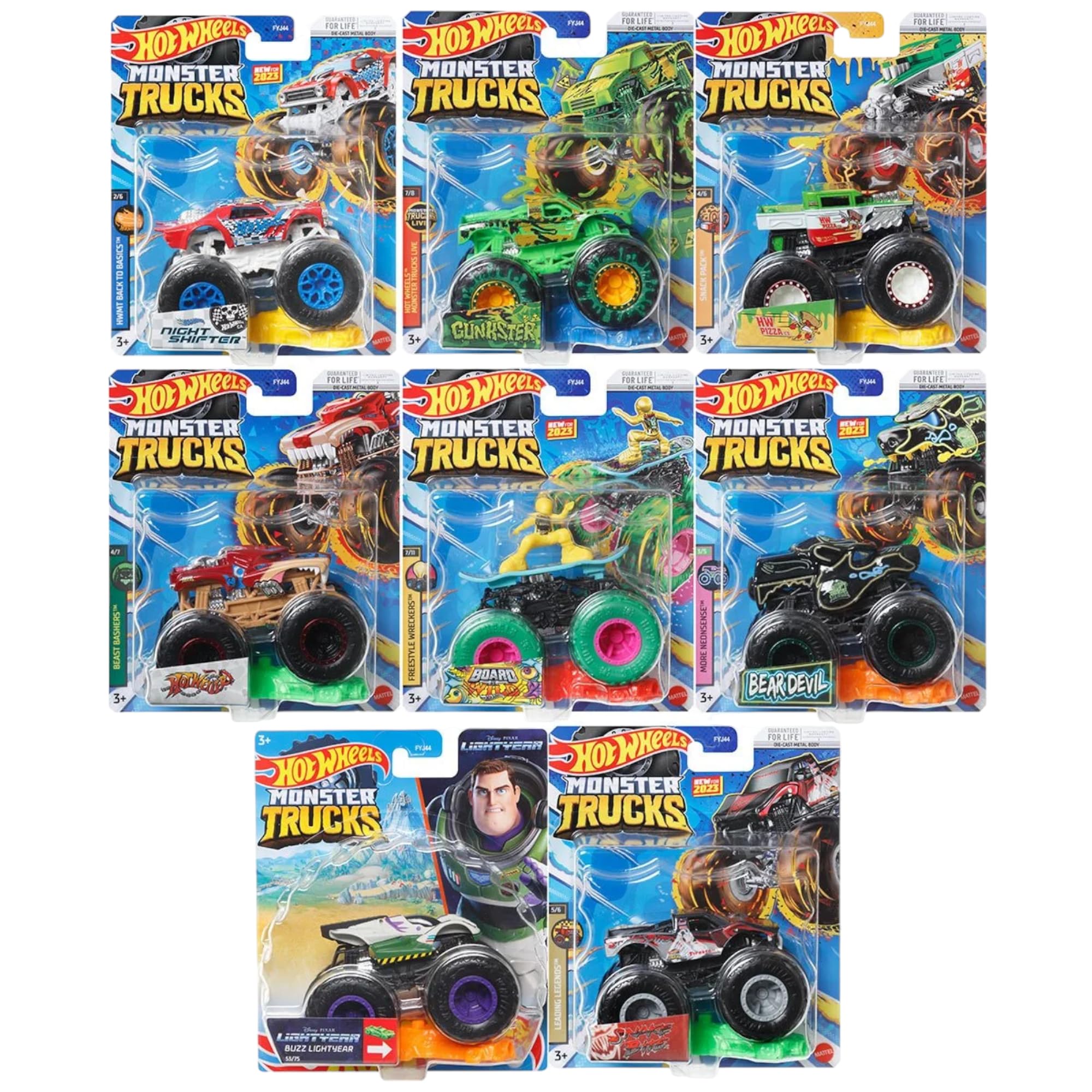 Amazon.com: Hot Wheels Monster Trucks Connect and Crash Car