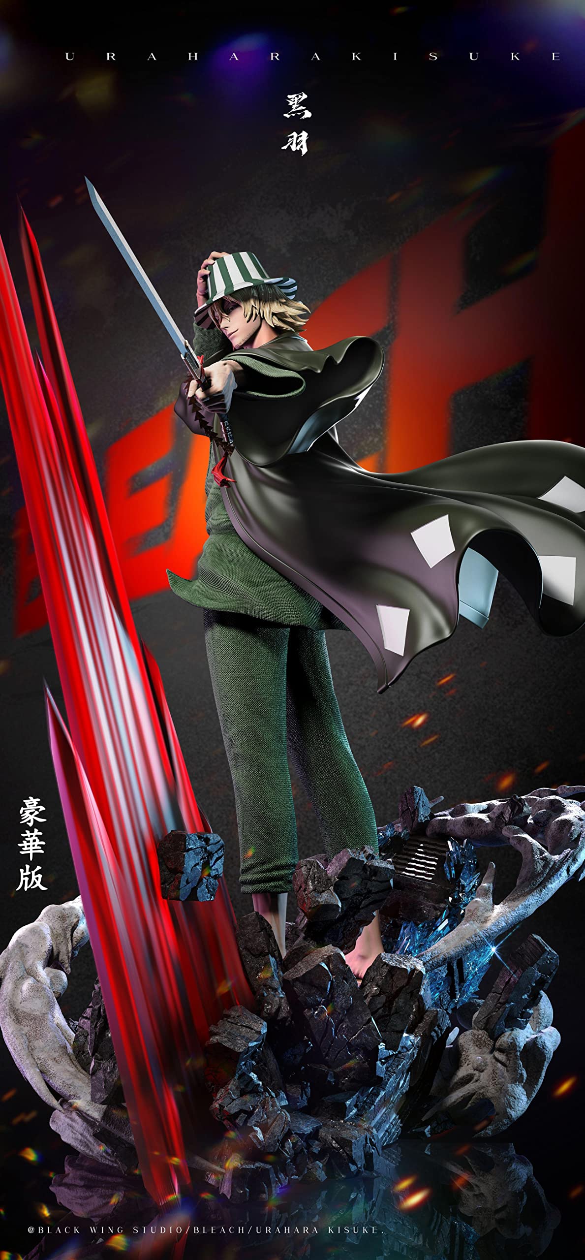 Amazon.co.jp: 浦原喜助 うらはらきすけ フィギュア 1/6スケール 塗装