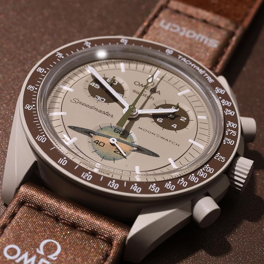 Amazon.co.jp: OMEGA × SWATCH ラッピング付き Mission to Saturn 正規