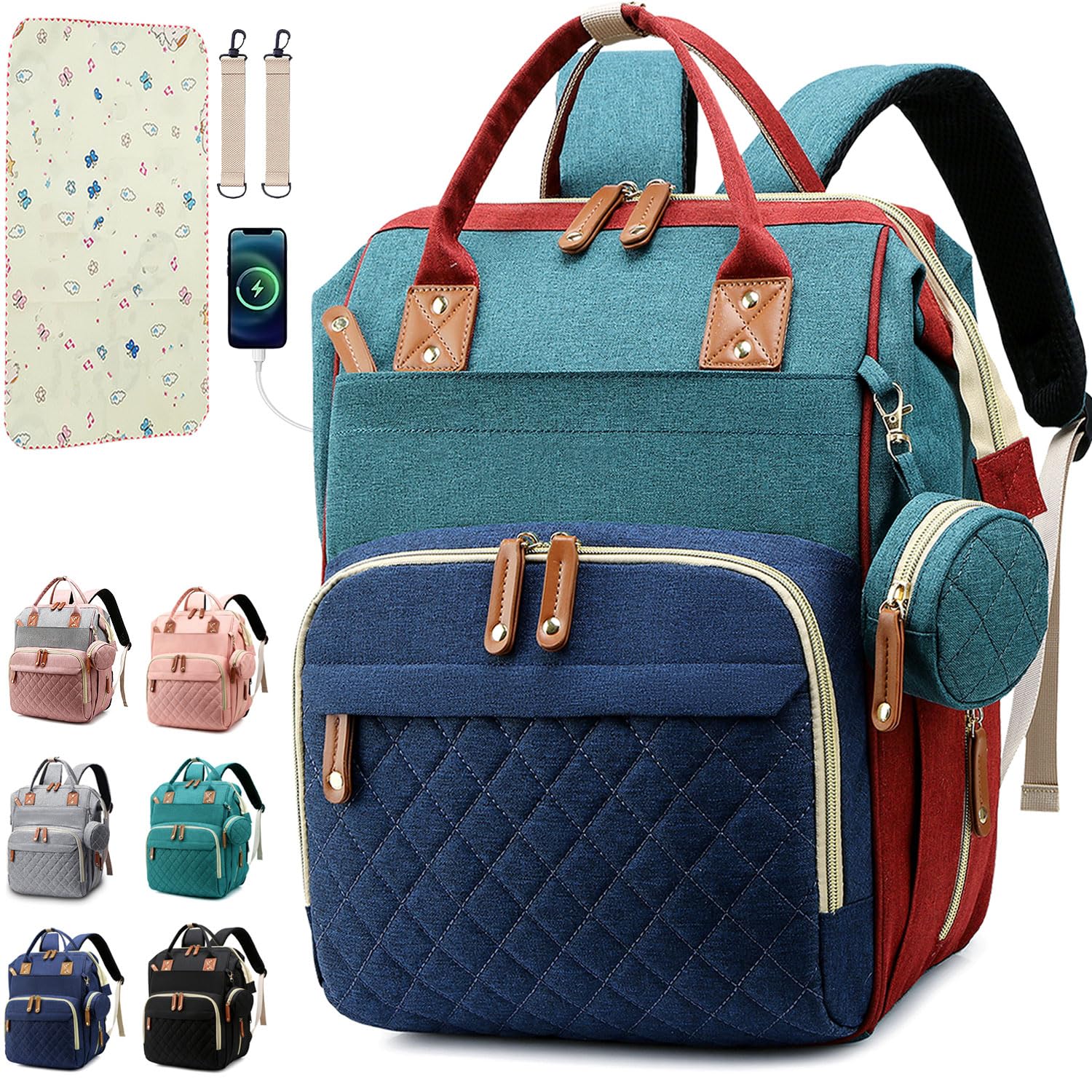 Amazon.com: SHITIESHOU Diaper Bag Backpack Baby Bag, Baby Girl Boy