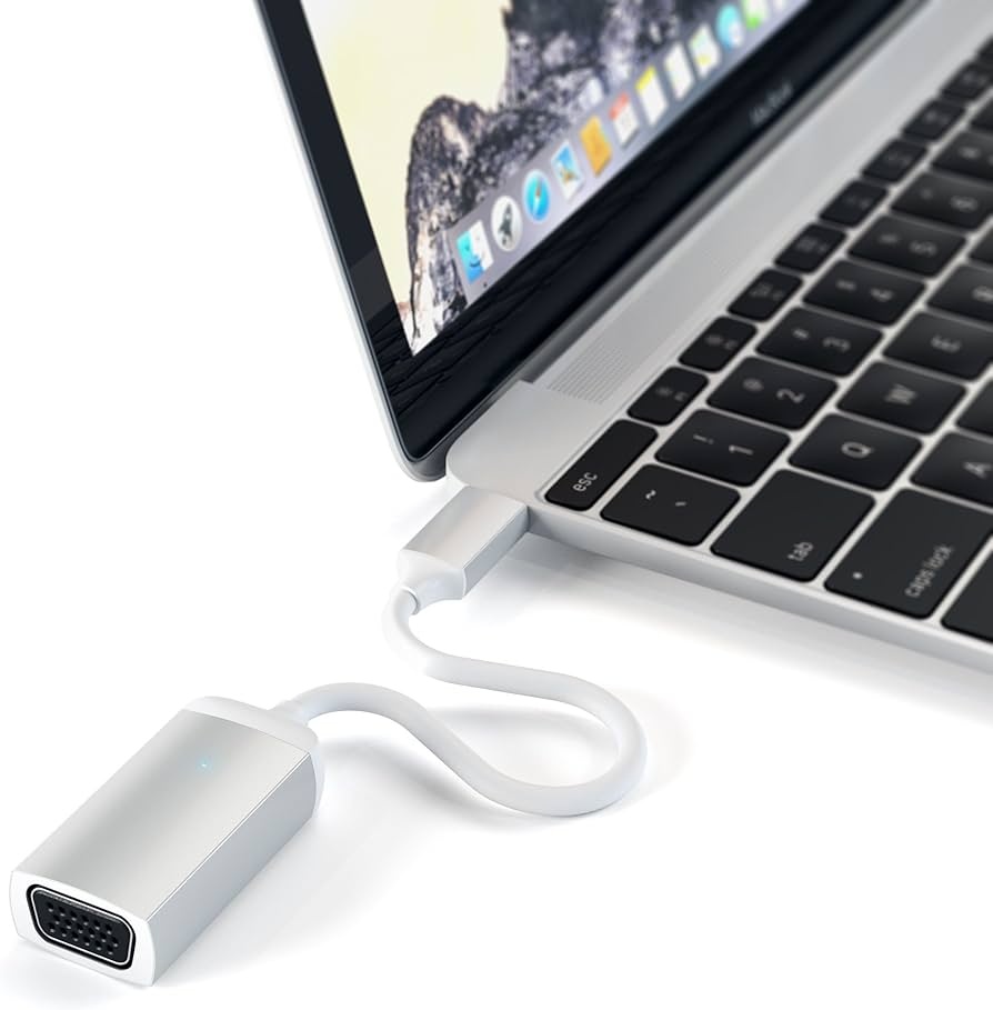 Amazon.com: Satechi Type-C VGA USB-C Cable Adapter 1080p/60Hz