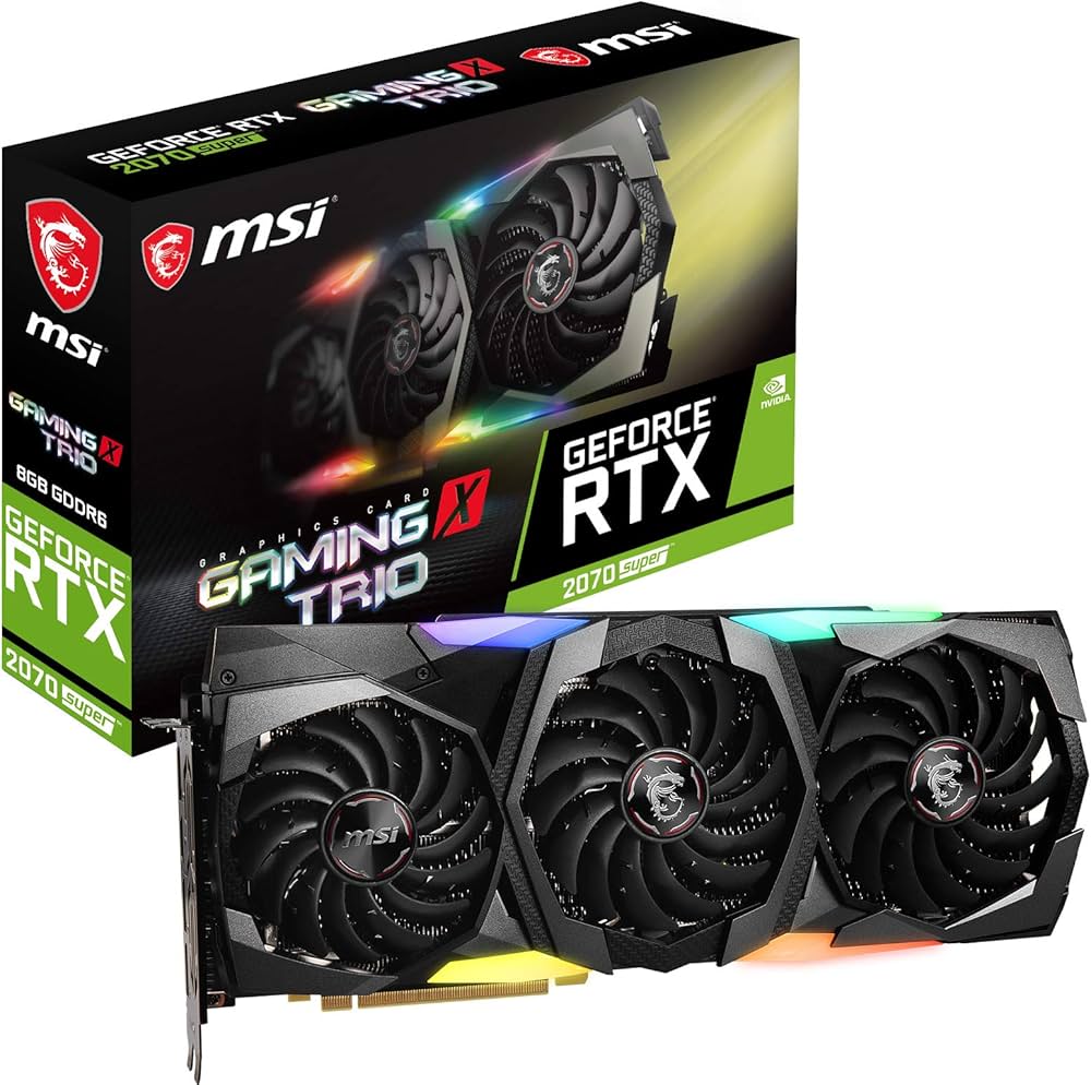 Amazon | MSI GeForce RTX 2070 SUPER GAMING X TRIO グラフィックス