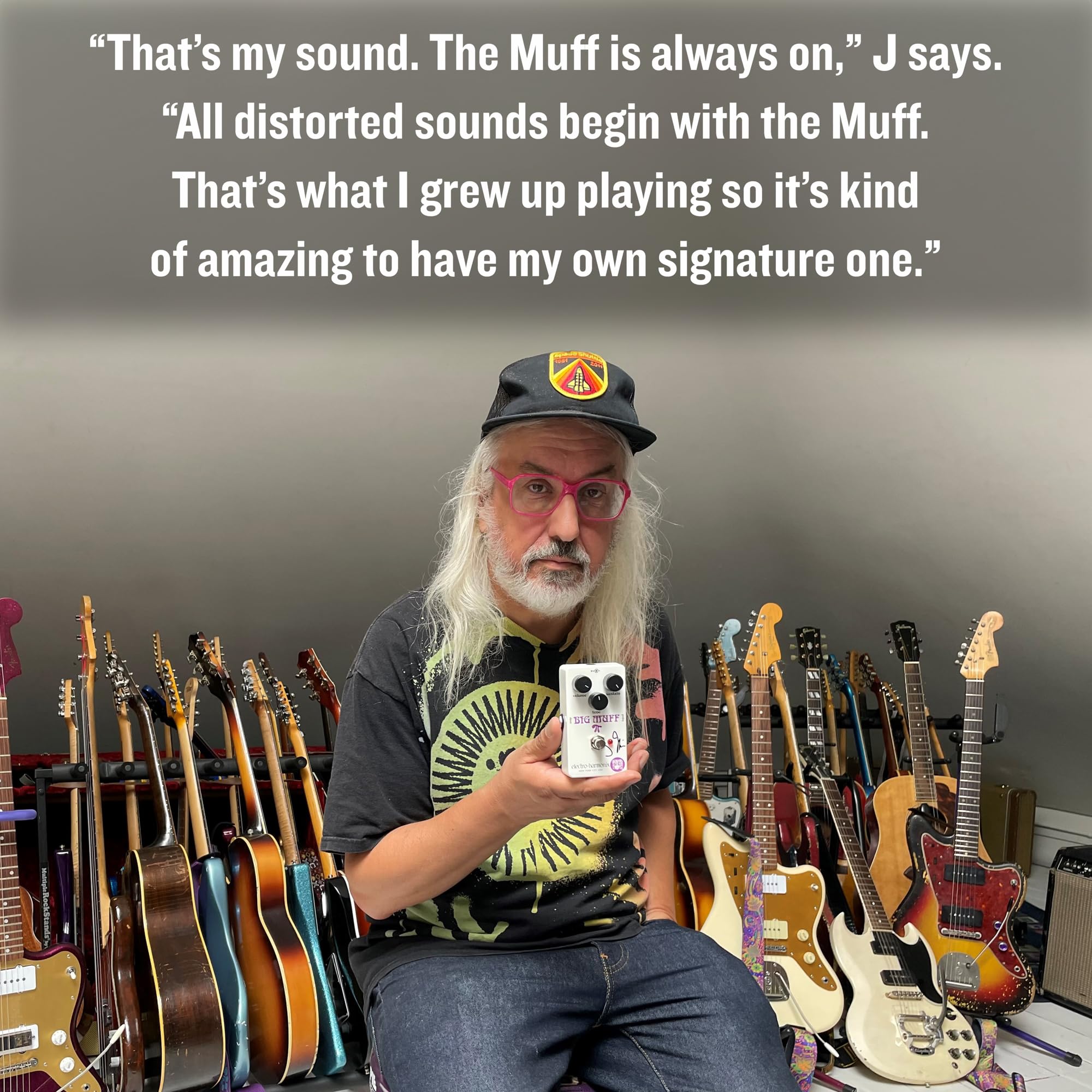 Amazon.com: Electro-Harmonix J Mascis Violet Ram's Head Big Muff