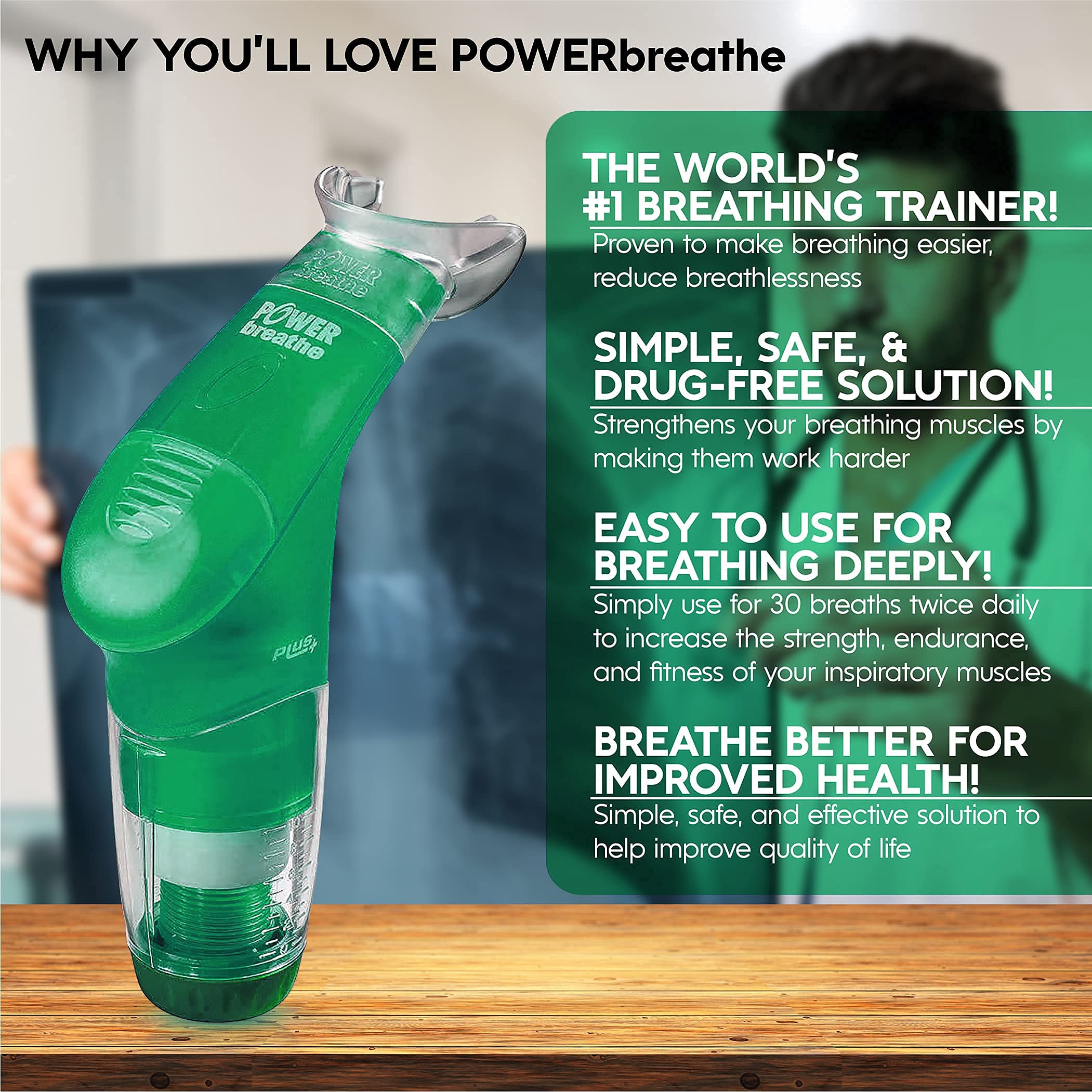 Amazon.co.jp: パワーブリーズ POWERbreathe PLUS 呼吸筋トレーニング