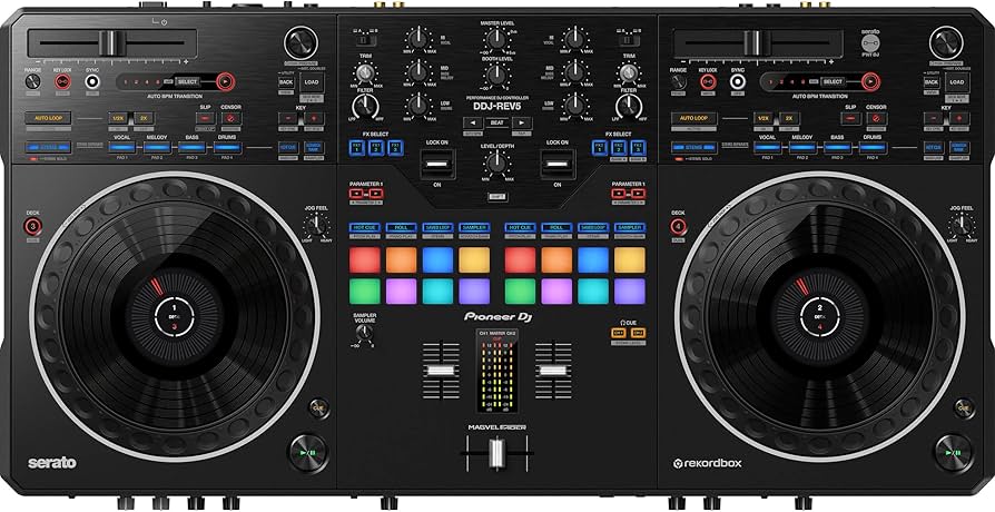 Amazon.com: Pioneer DDJ-REV5 4-deck DJ Controller with Cans50