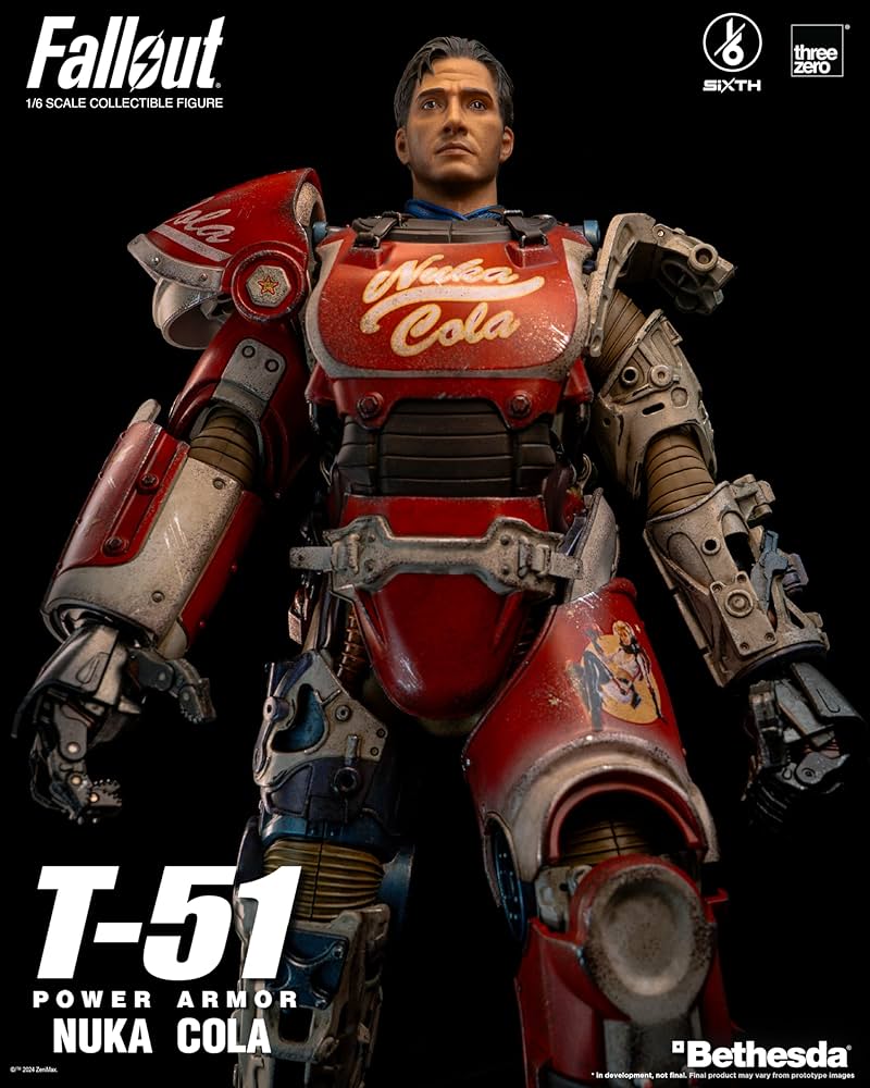 Amazon.co.jp: threezero Fallout T-51 ヌカコーラ パワーアーマー 1:6
