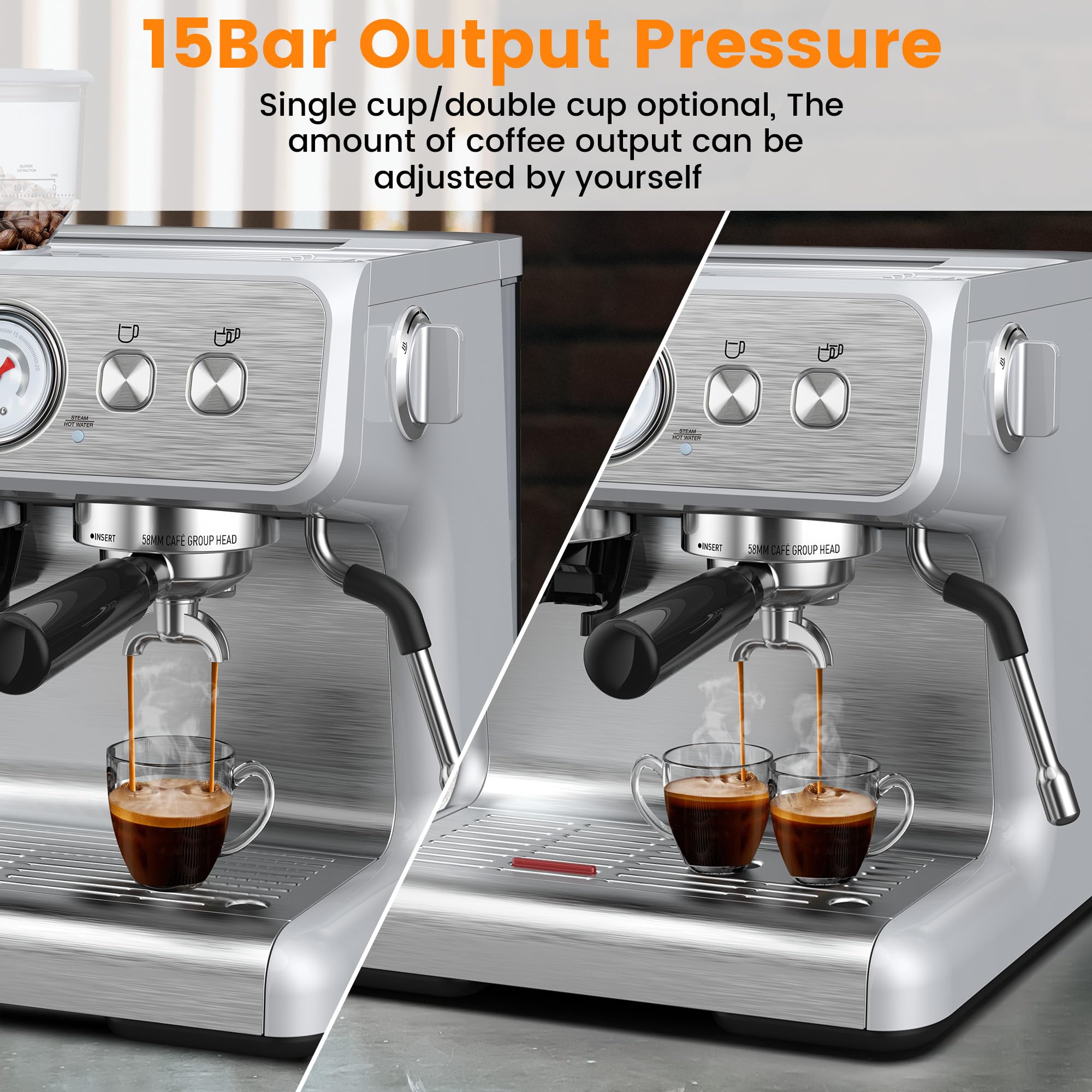 Amazon.co.jp: Electactic エスプレッソコーヒーマシン グラインダー