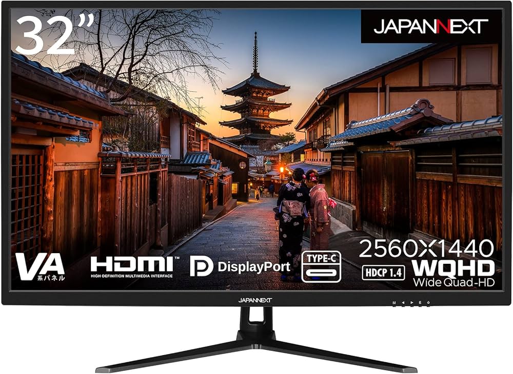 Amazon.co.jp: JAPANNEXT 32インチ モニター WQHD 2560x1440解像度 VA