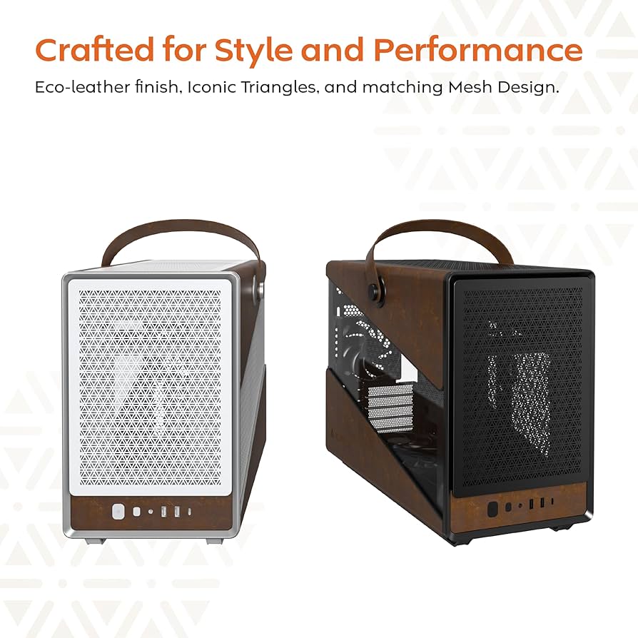 Amazon.com: MONTECH Heritage PRO mATX, Compact Leather Gaming