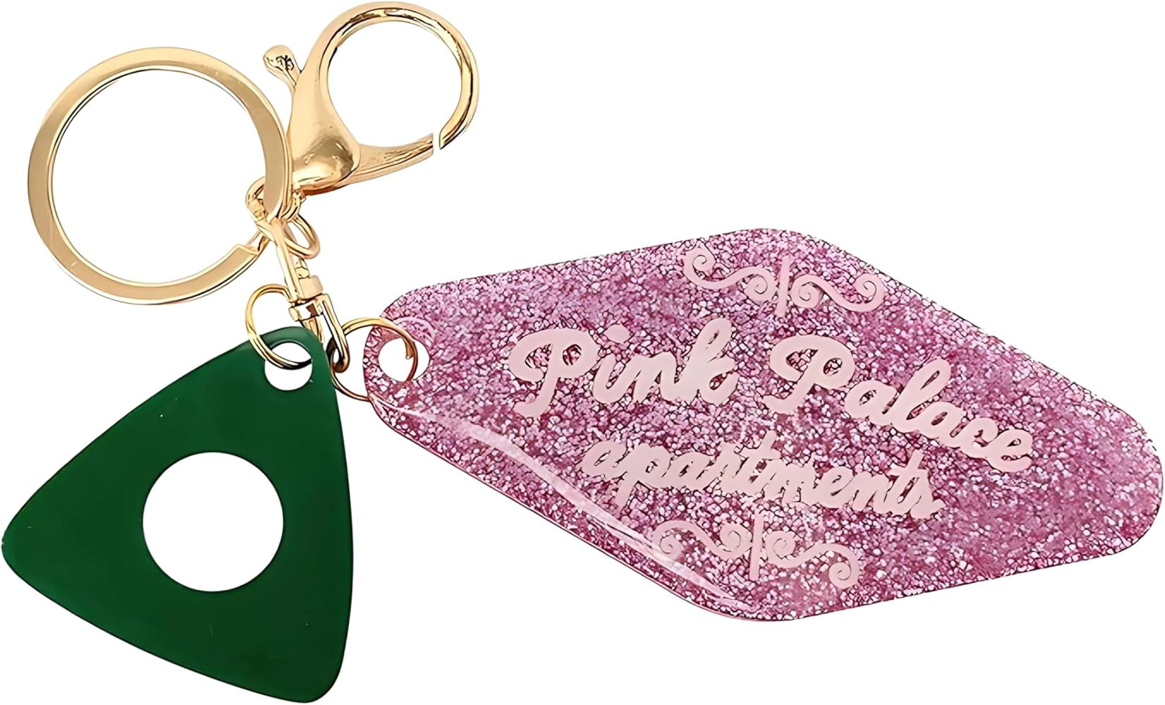 Amazon.com: Pink Palace Apartments Handmade Resin Keychain