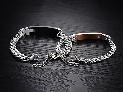 Amazon | レディース メンズ ブレスレット ペアブレスレット (2点入り