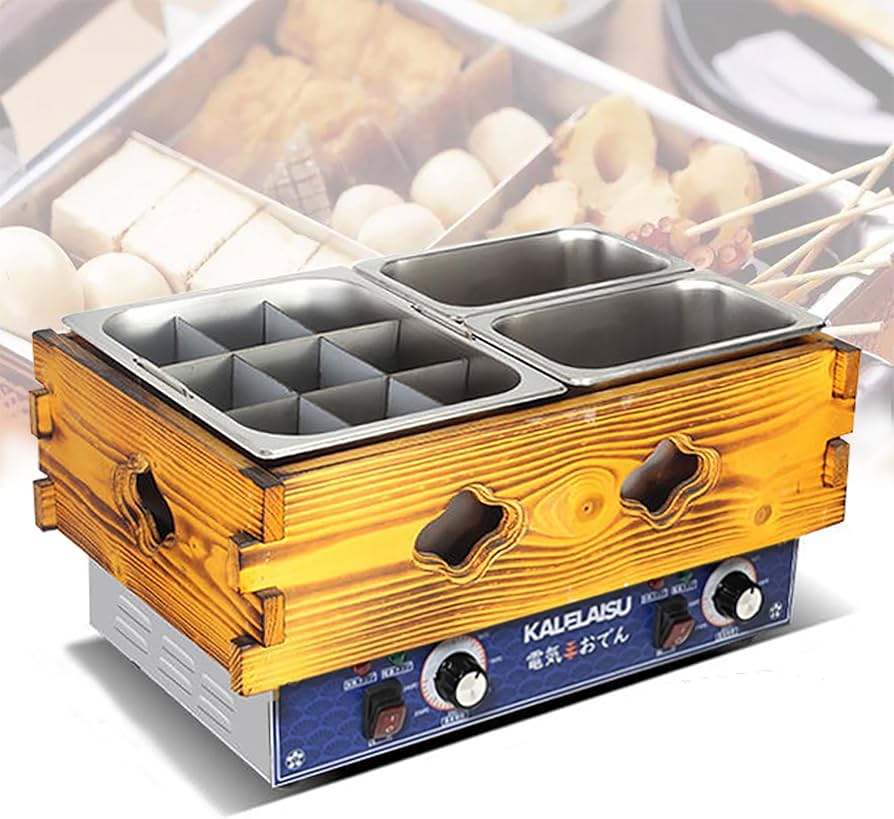 Amazon | KALELAISU おでん鍋 20L大容量（9グリッド+ストックポット2個