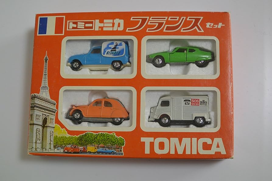 Amazon | トミカ 日本製 フランスセット シトロエン3台ルノー1台