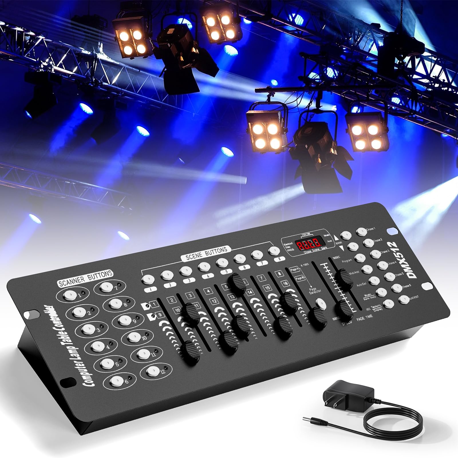 Amazon.co.jp: 192 DMXコントローラ ステージ照明、DMX 512 DJ