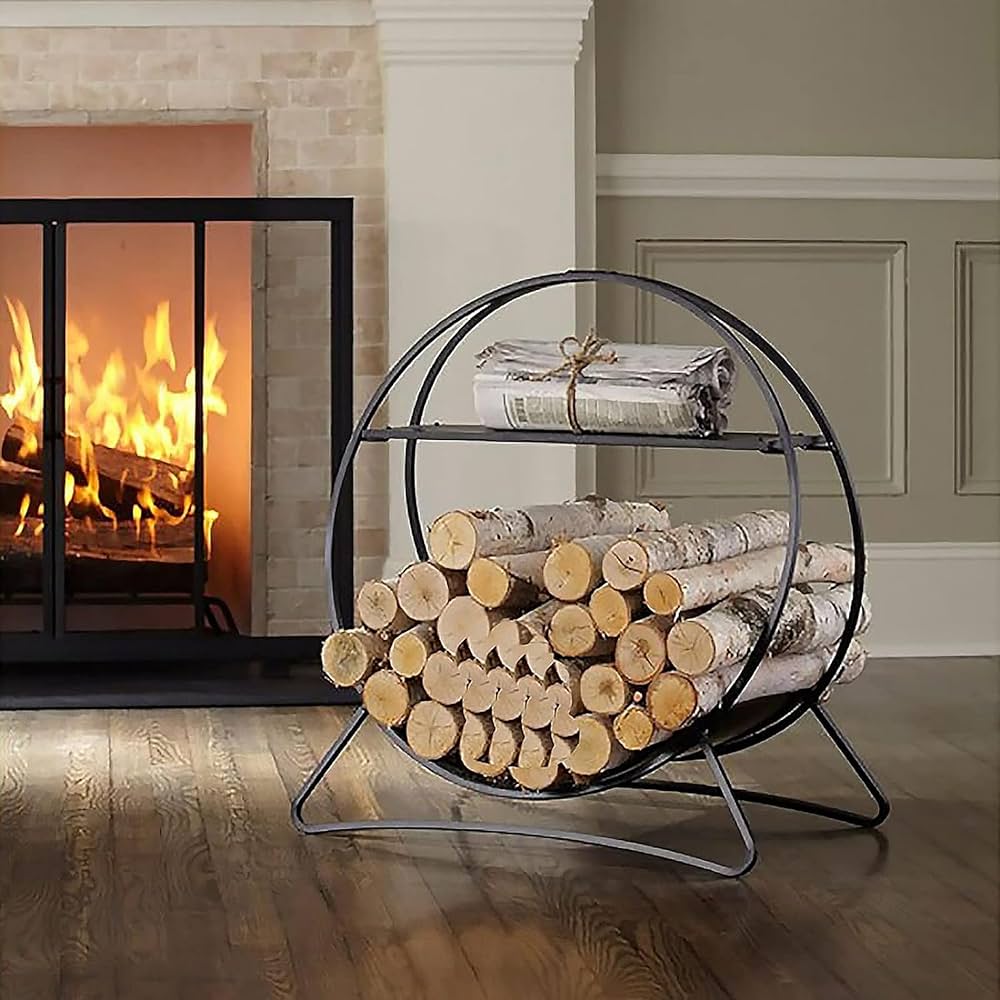 Amazon | 薪ストッカー 薪棚 薪ラック 薪ストーブグッズ 薪置き棚 薪