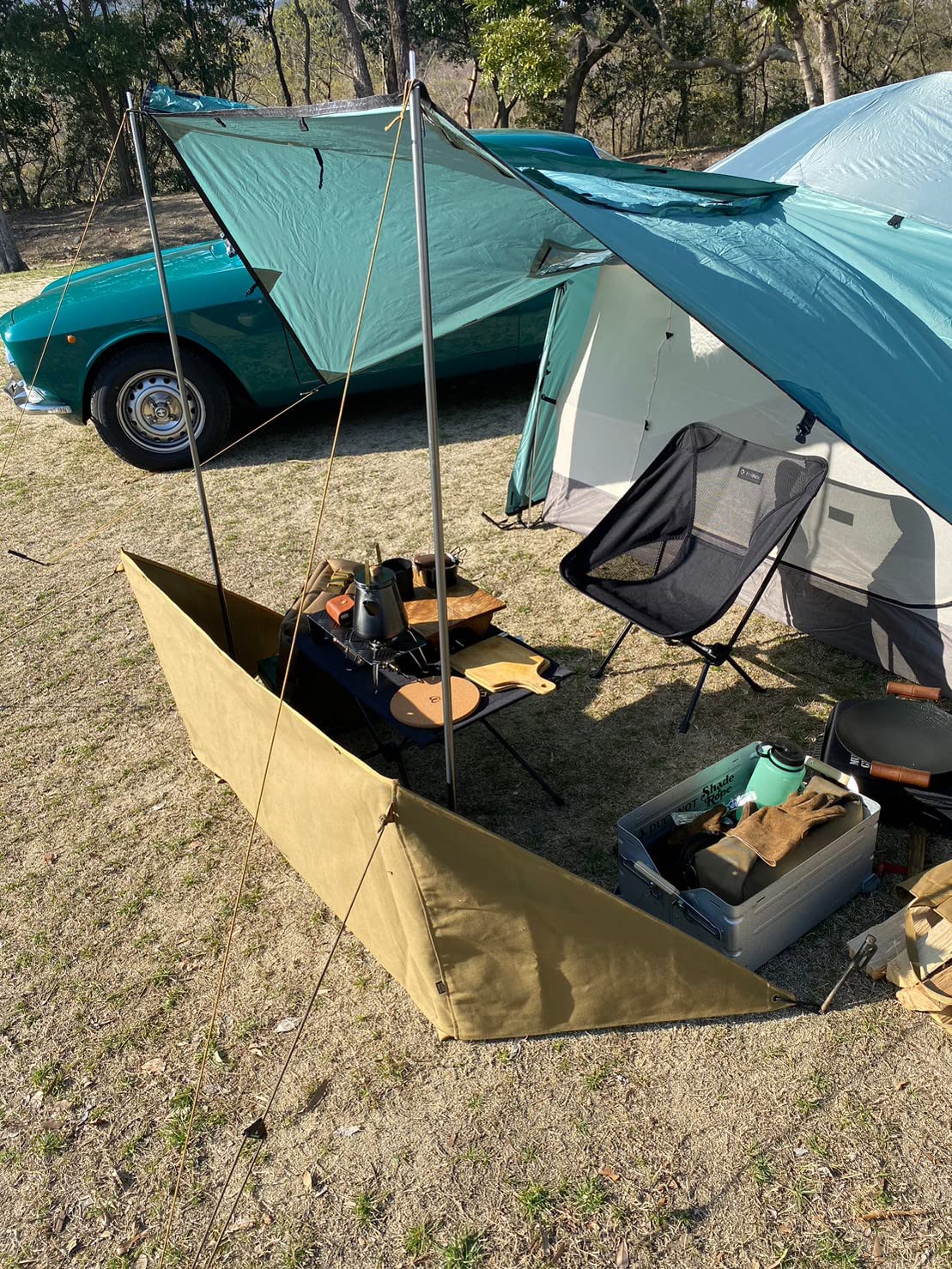 Amazon.co.jp: DUCKNOT ハンティングドーム 2P テント 2人用 煙突穴