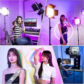 Amazon | RGB撮影ライト ビデオ照明ライト weeylite WP35撮影用ライト