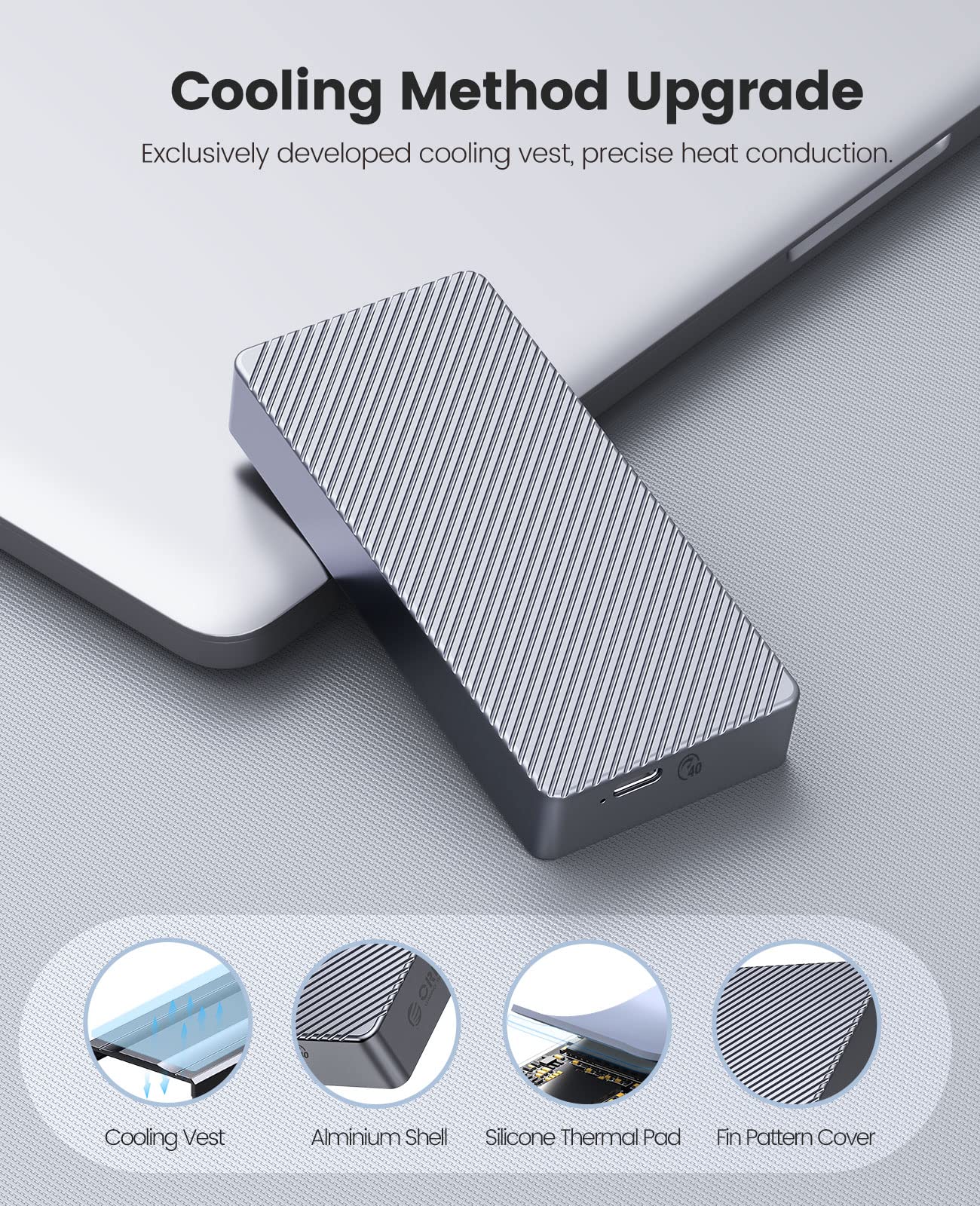 Amazon.co.jp: ORICO M.2 SSD 外付けケース USB4.0 NVMe ケース M.2