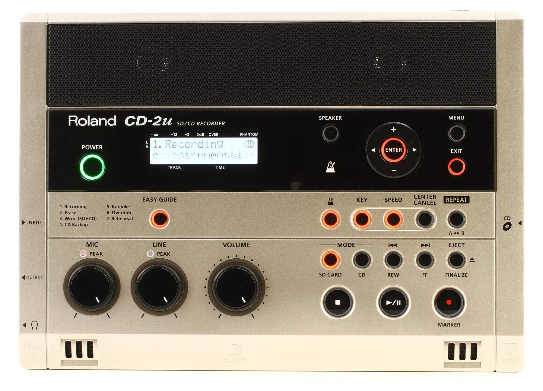 Amazon | Roland ローランド SD CDレコーダー CD-2u | ポータブル