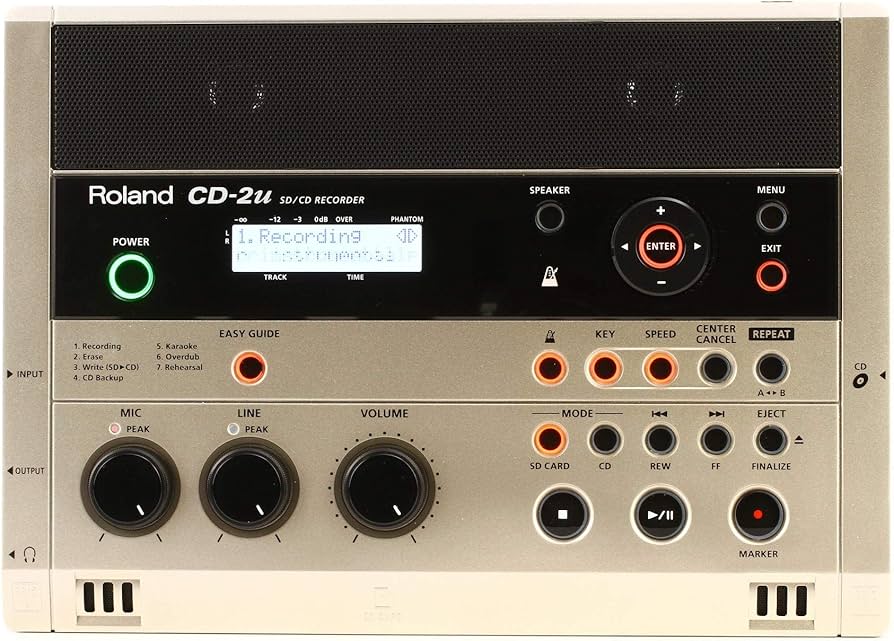 Amazon | Roland ローランド SD CDレコーダー CD-2u | ポータブル