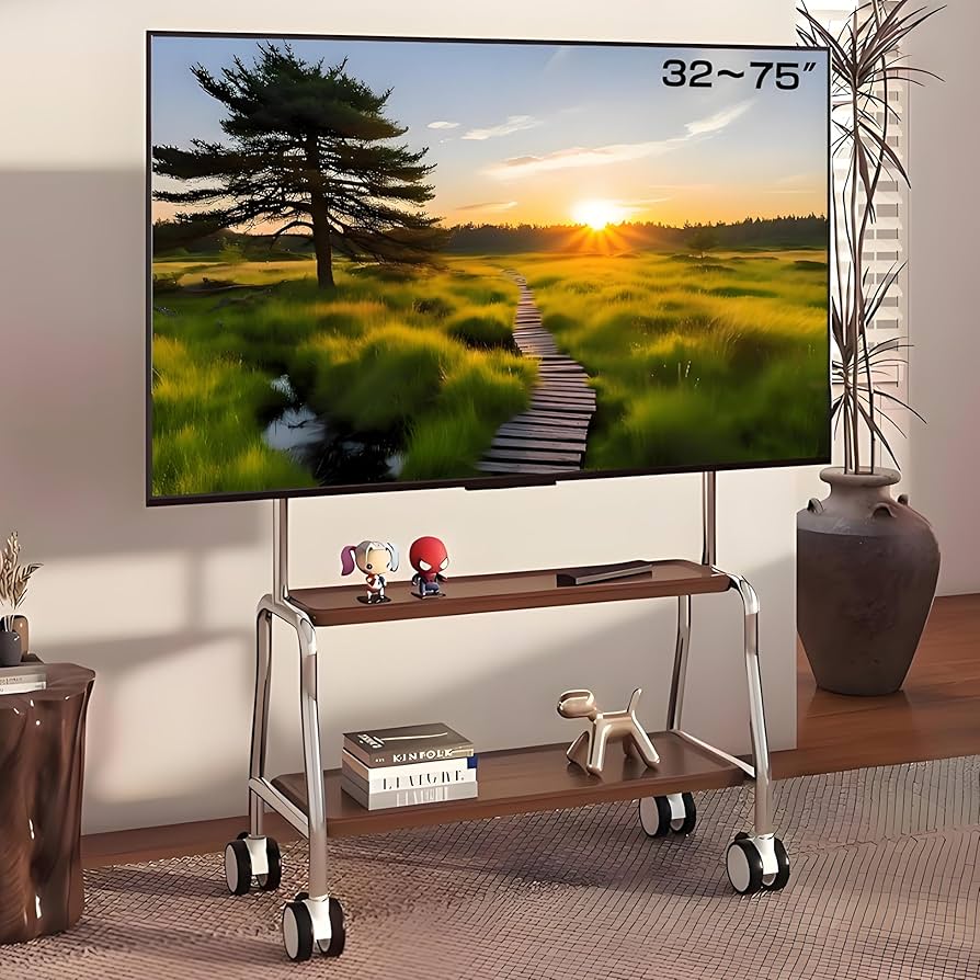 Amazon.co.jp: Asakusaen テレビスタンド ハイタイプ キャスター付き