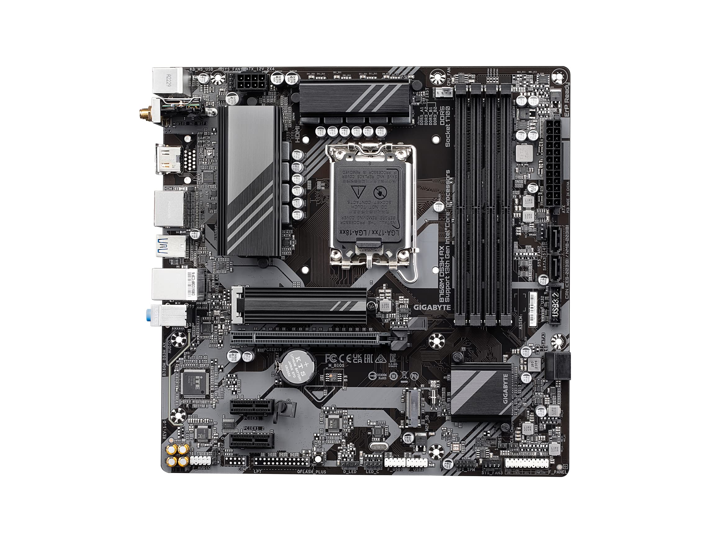 Amazon.com: GIGABYTE B760M DS3H AX (LGA 1700/ Intel/ B760/ M-ATX