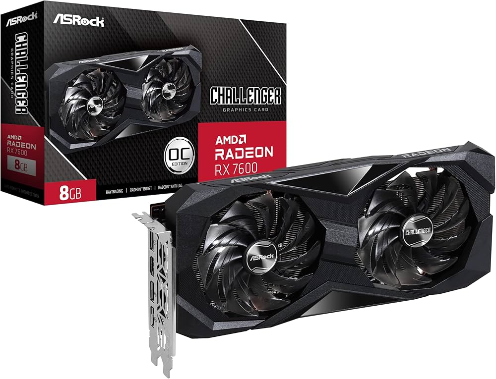 Amazon | ASRock Radeon / RX7600 搭載 グラフィックボード GDDR6 8GB