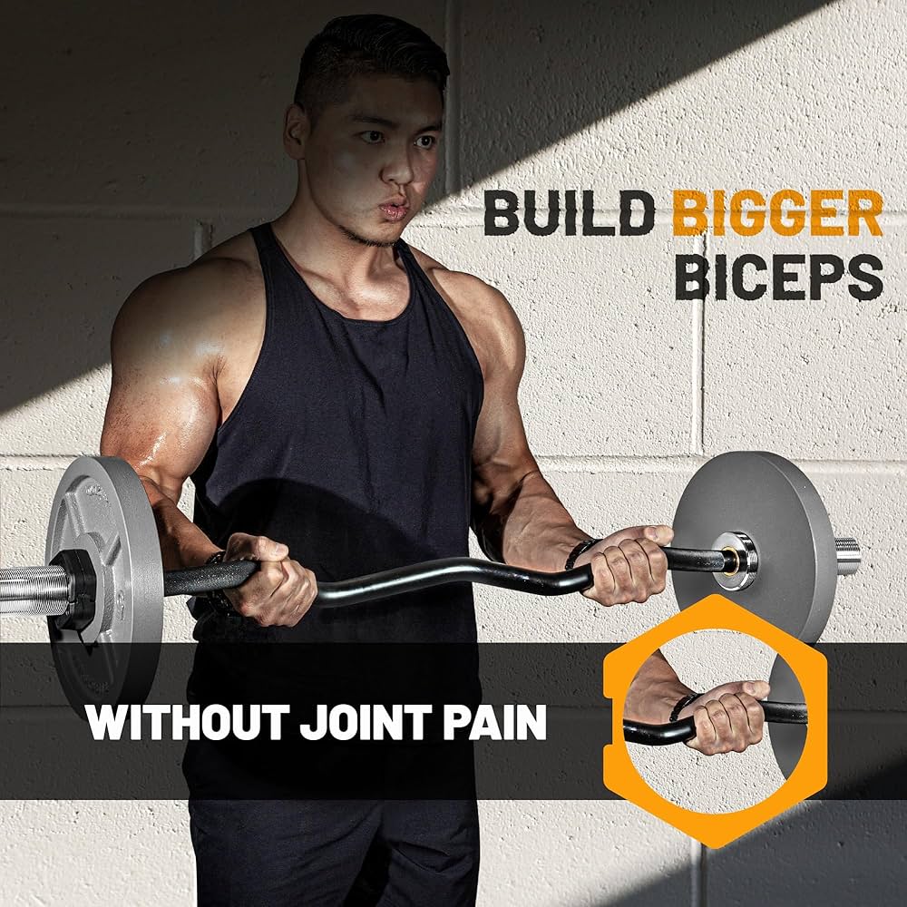 Amazon | EZカールバー [Bells of Steel] EZ Bar オリンピックカール