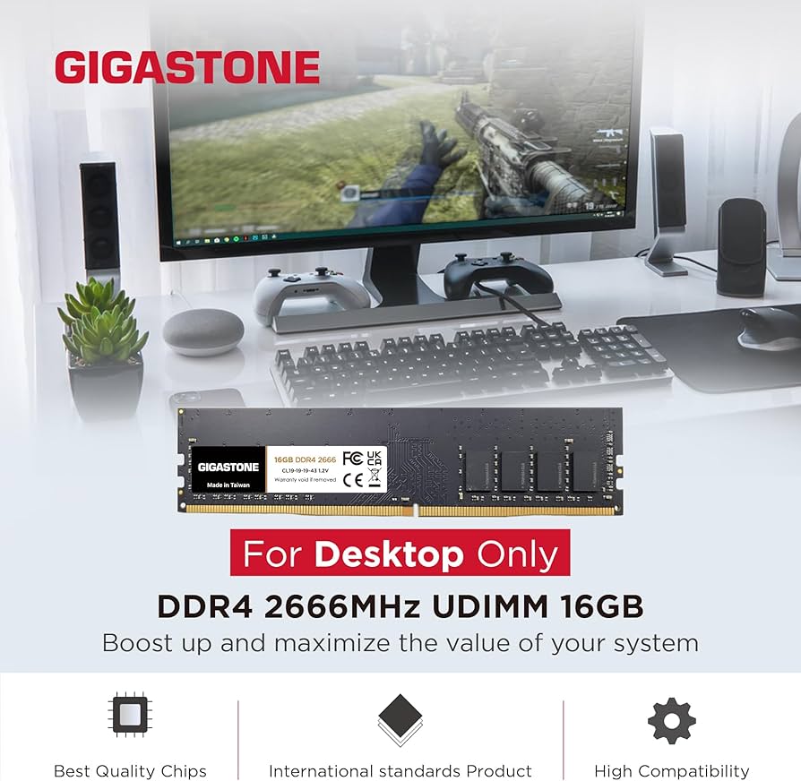 Amazon.co.jp: 【メモリ DDR4】GIGASTONE 16GBx2枚 (32GB Kit) DDR4