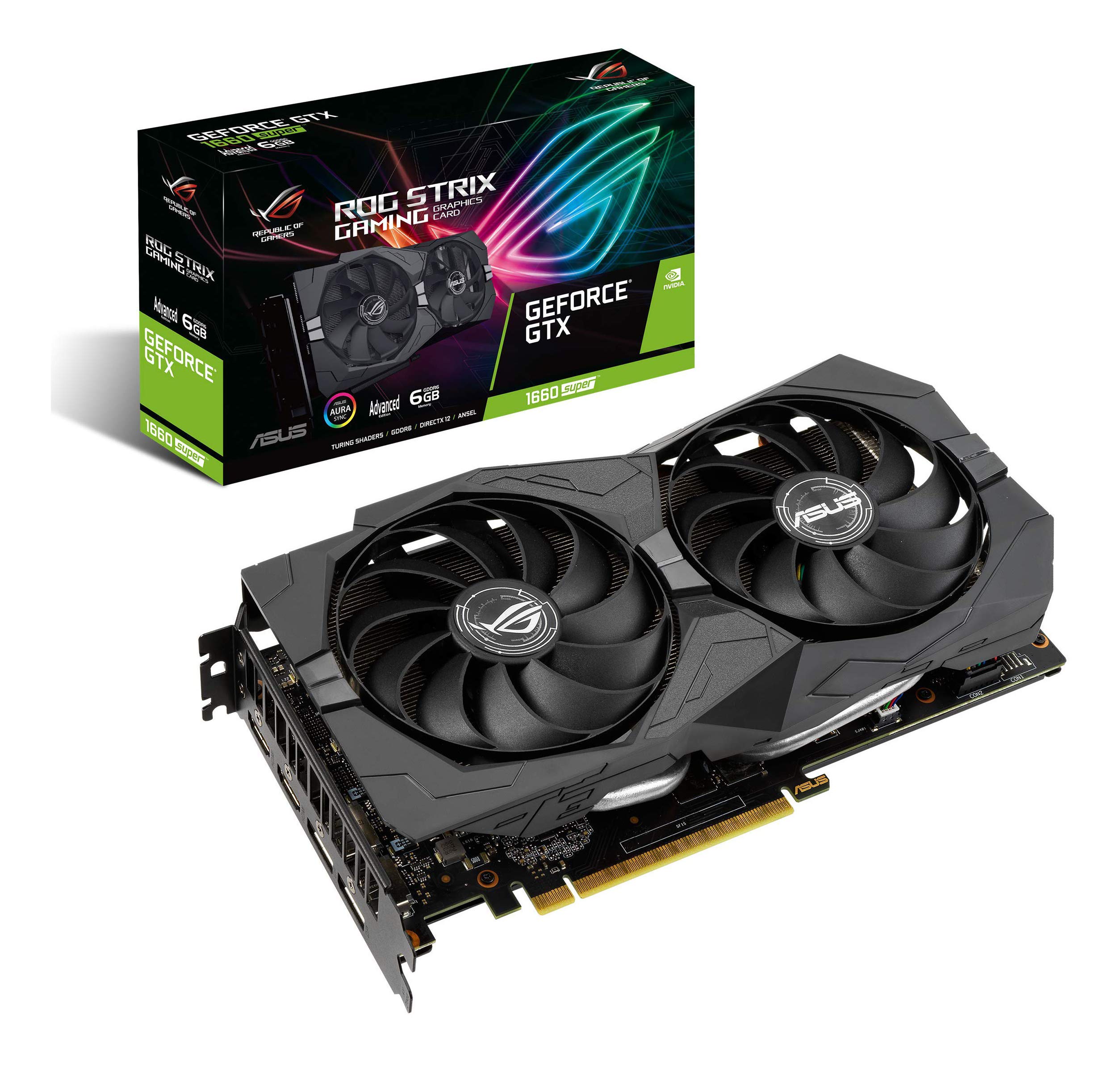 Amazon.com: ASUS ROG Strix GeForce GTX 1660 Super™ Advanced 6GB