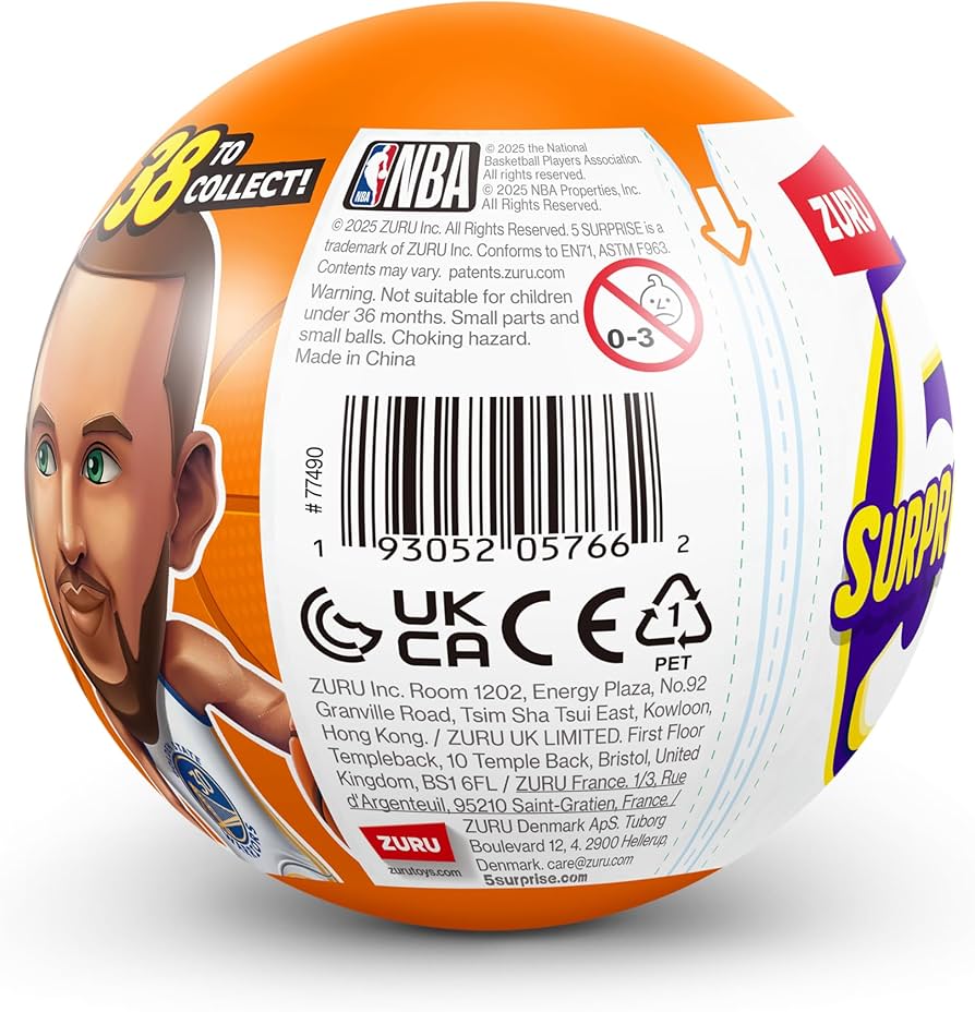Amazon.co.jp: ZURU 5 サプライズ NBA ボーラーズシリーズ1
