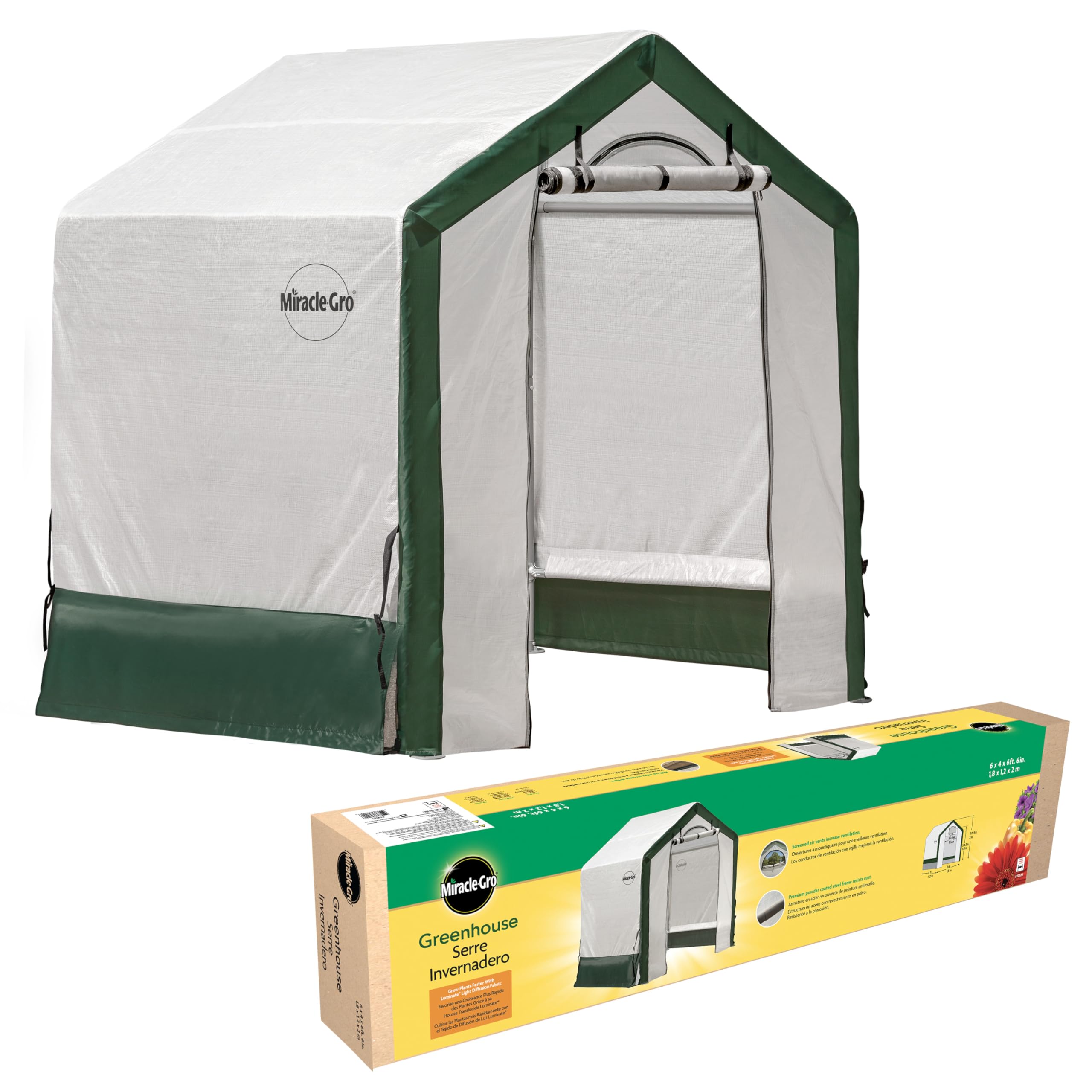 Amazon.com : Miracle-GRO 6' x 4' x 6' Outdoor Mini Walk-in