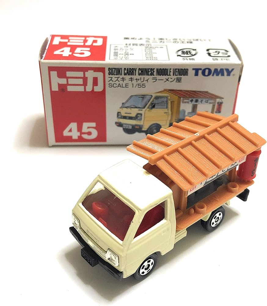 Amazon | トミカ045 スズキキャリー ラーメン屋台車 | ミニカー・ダイ