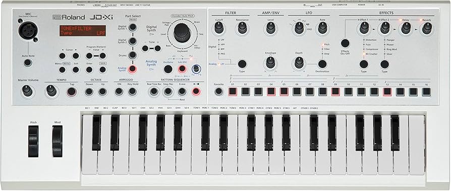 Amazon.com: Roland JD-XI 37-Key Interactive Analog/Digital