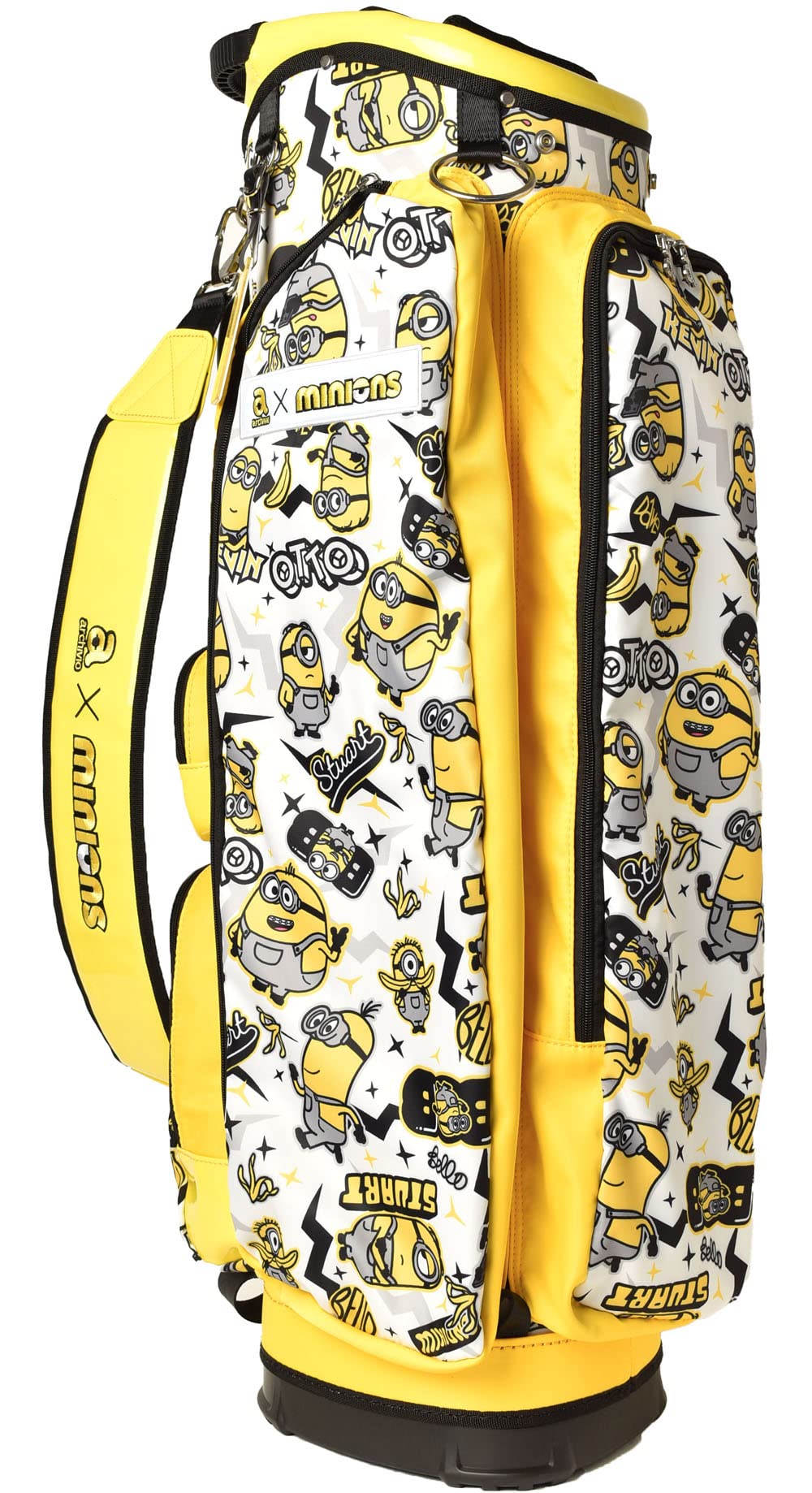 archivio ドット柄 キャディバッグ ゴールド/ブラック 【公式通販】