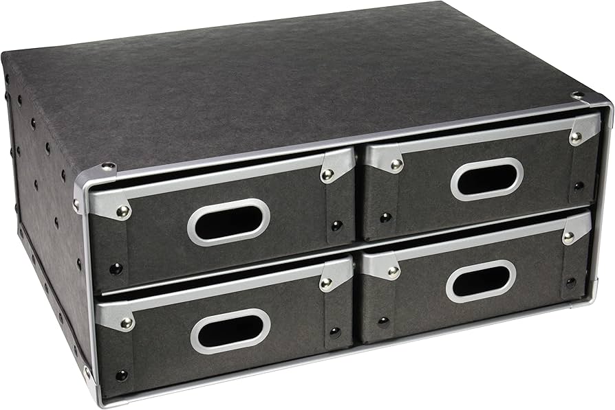 Amazon｜無印良品 硬質パルプ・引出4個 約幅36×奥行25.5×高さ16cm