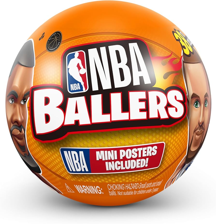 Amazon.com: 5 Surprise NBA Ballers Series 1 by ZURU, Collectible