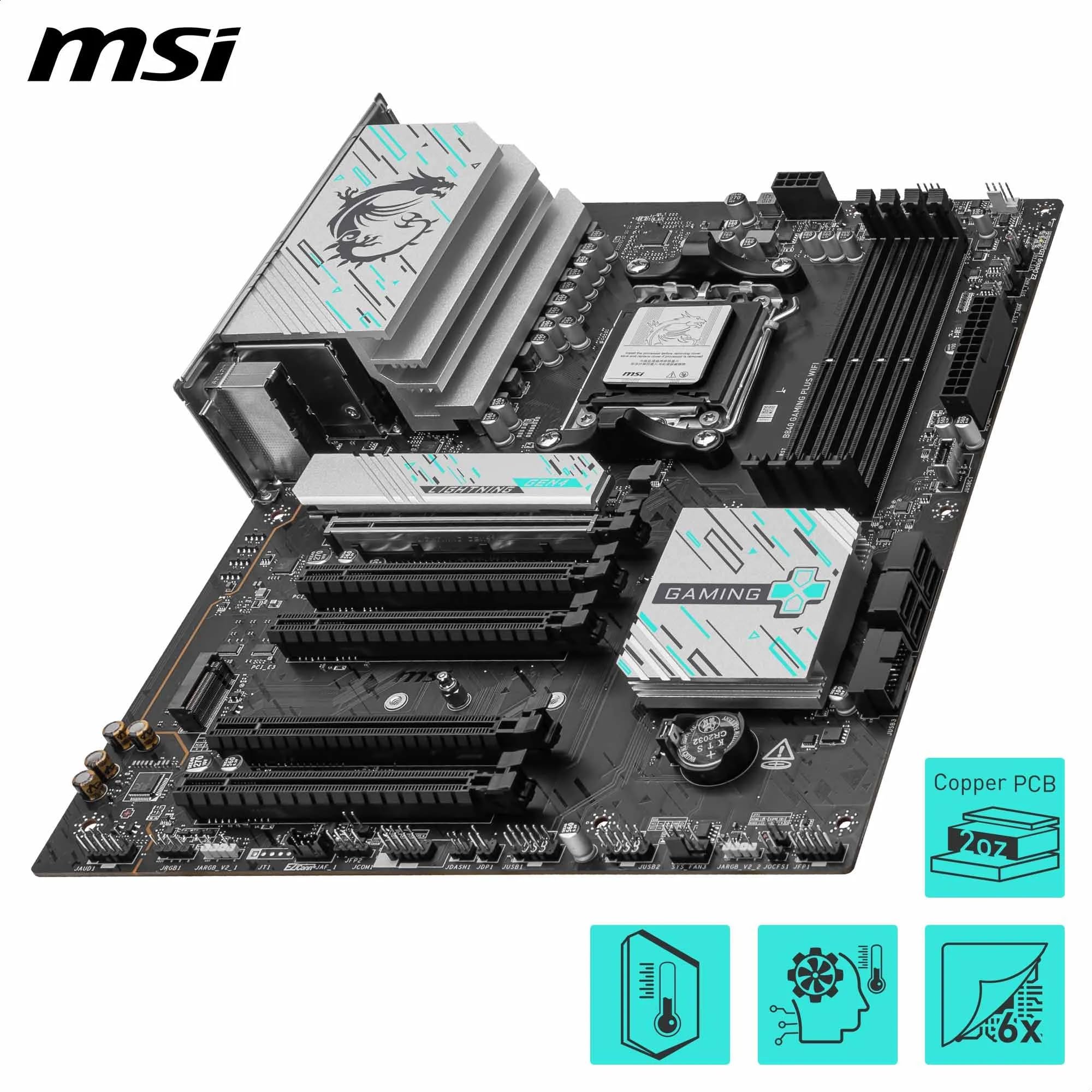 Amazon.com: MSI B840 Gaming Plus WiFi Motherboard, ATX - Supports