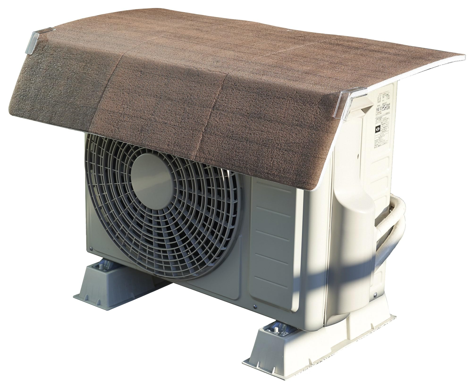 Amazon | 山善(YAMAZEN) アルミエアコンガード 室外機用 ひさし付き