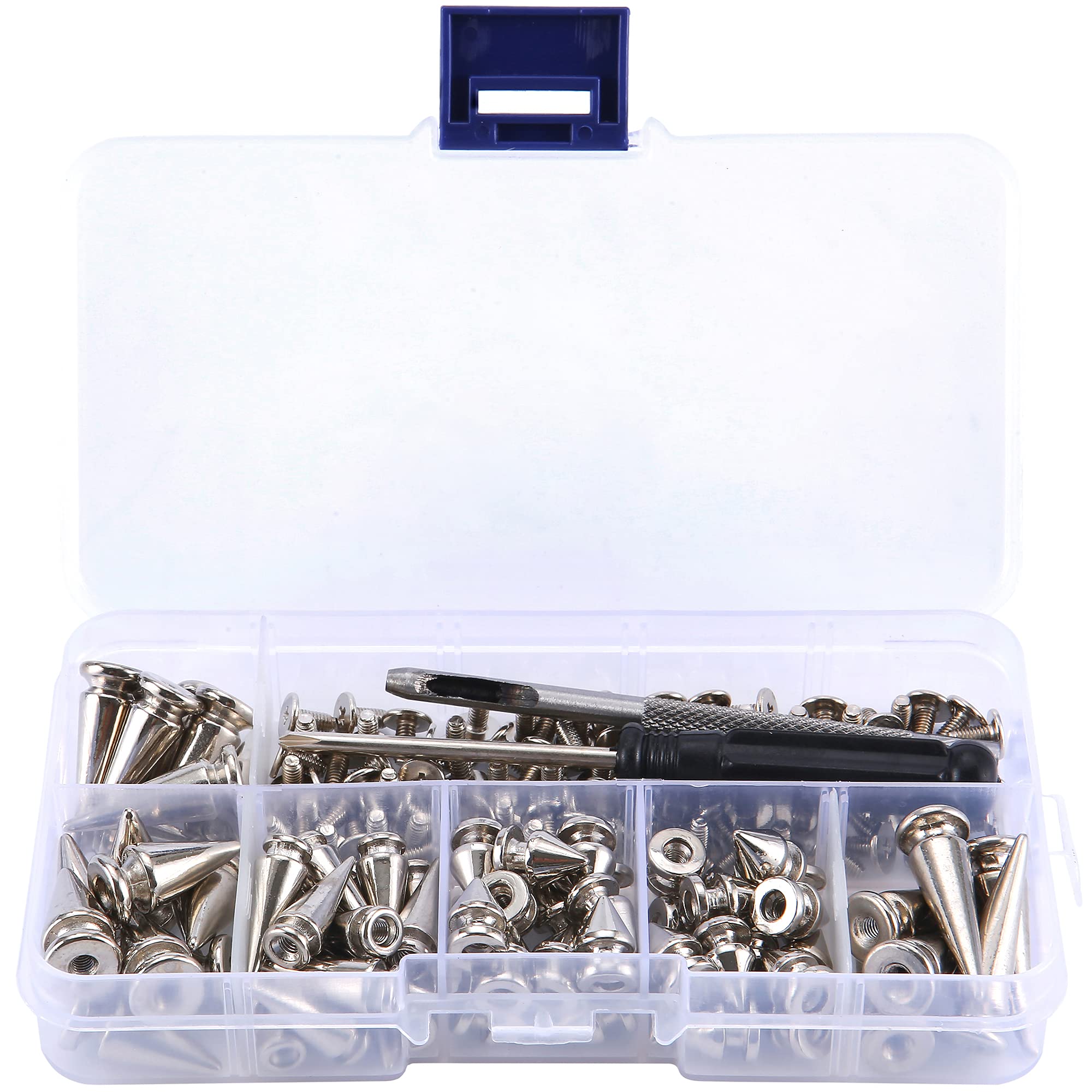 Amazon.com: YORANYO 70 Sets Mixed Shape Spikes and Studs Assorted