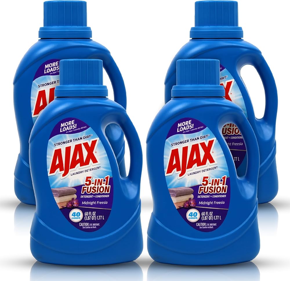 Amazon.com: Ajax 5-in-1 Fusion Liquid Laundry Detergent – Totally