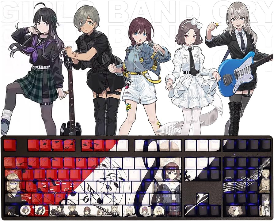 Amazon.co.jp: ガールズバンドクライ キーキャップ 井芹仁菜 河原木