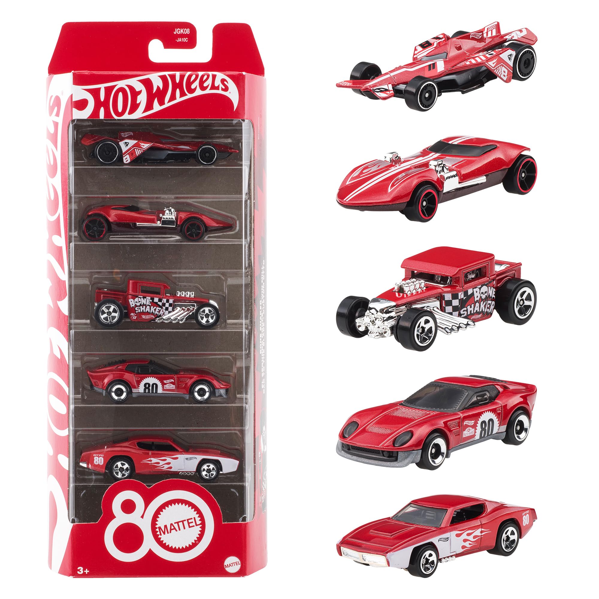 Amazon.co.jp: ホットウィール(Hot Wheels) マテル80周年 5パック